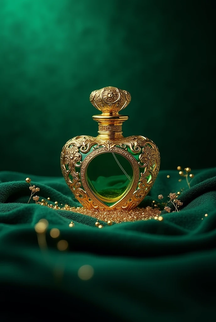 Golden perfume logo