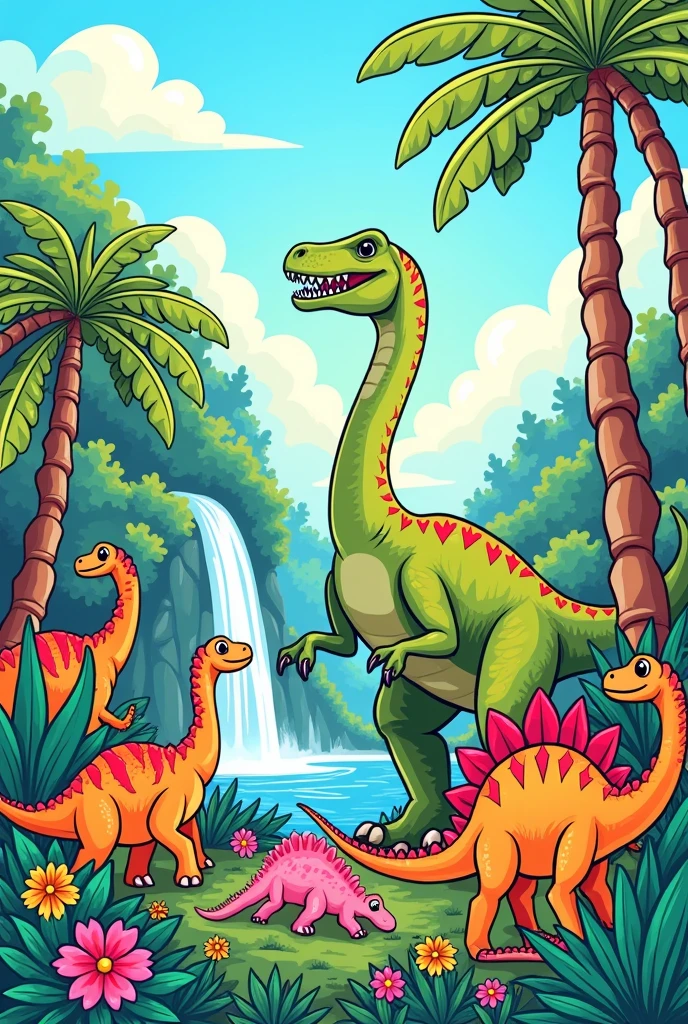 Dinosaur coloring pictures