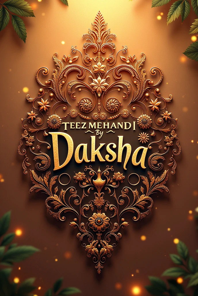 Teez mehandi by daksha logo