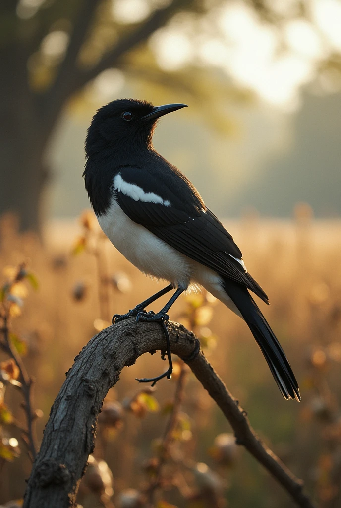 A black and white mockingbird with the features from the 1960 book To Kill a Mockingbird