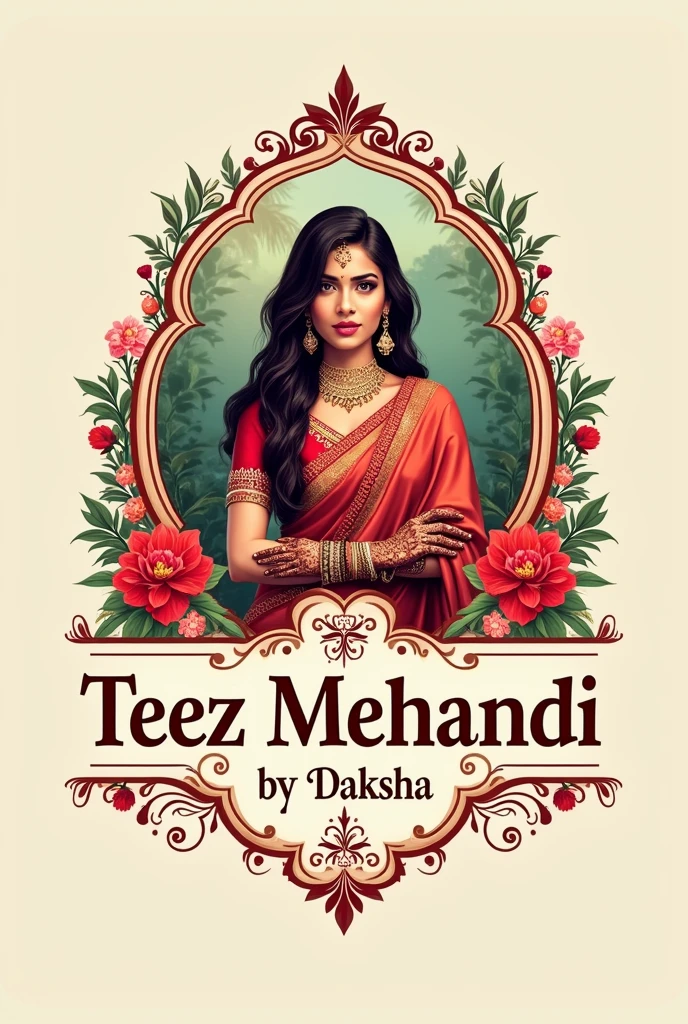 Teez mehandi by daksha logo