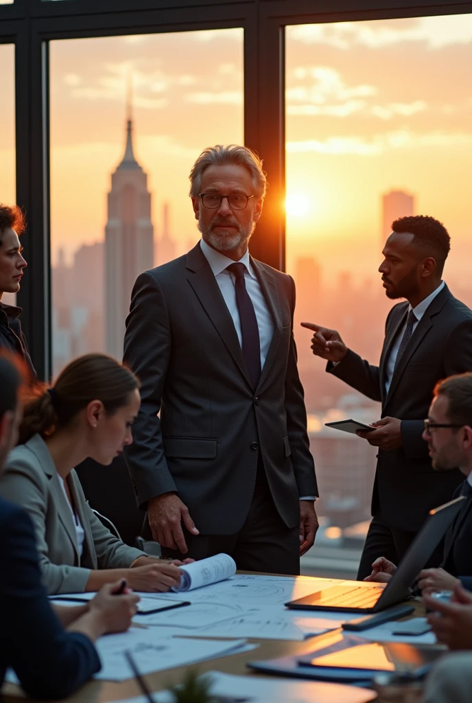 A lawyer and five engineers
