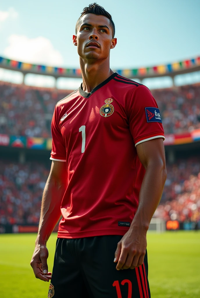 Cristiano Ronaldo in Flamengo uniform