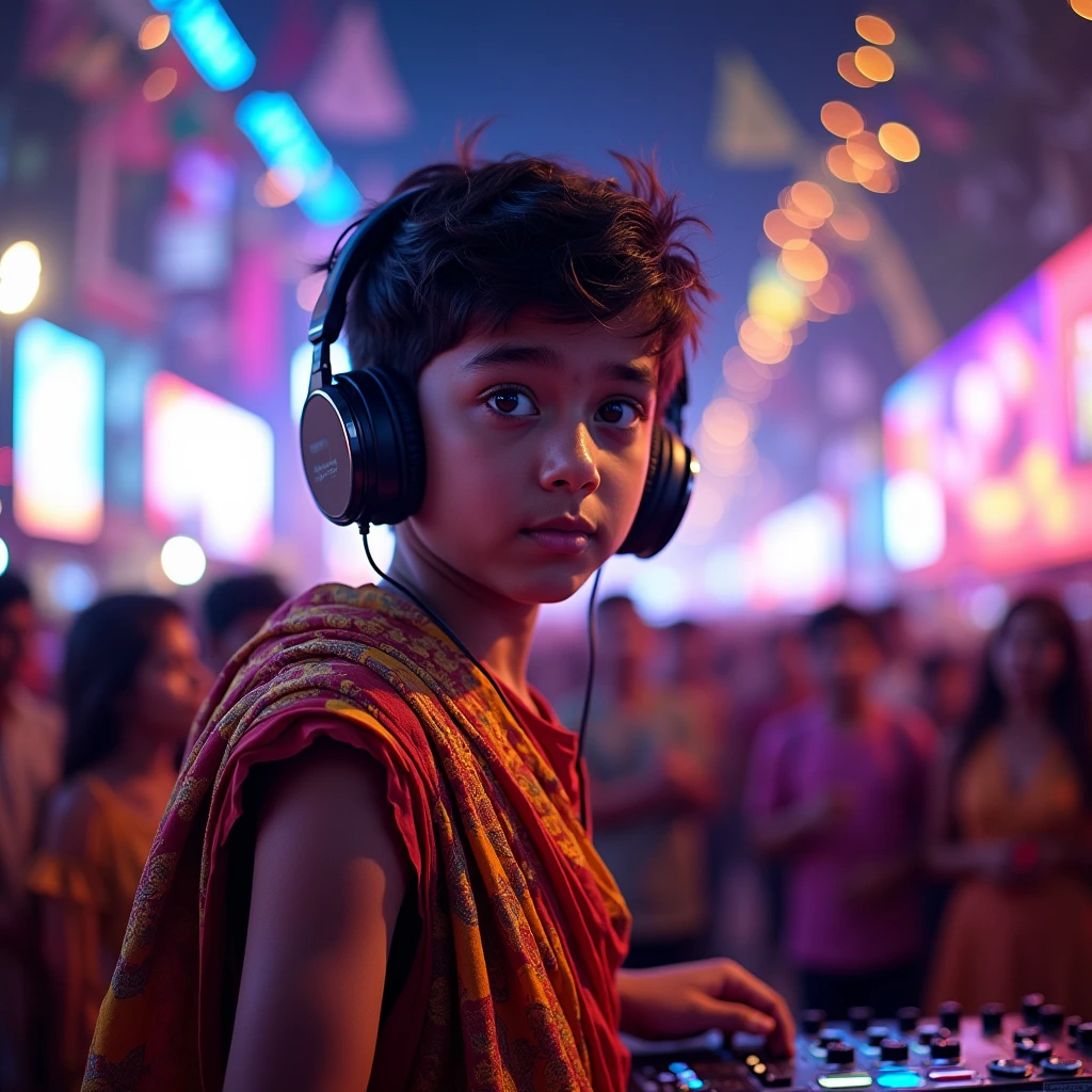 electronic Assamese boy music background