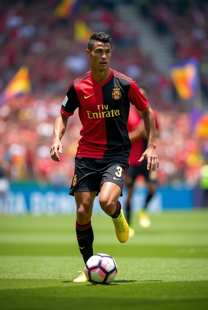 Cristiano Ronaldo in Flamengo uniform