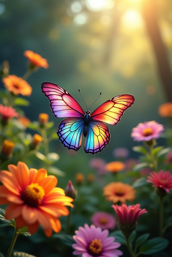 butterfly null rainbow