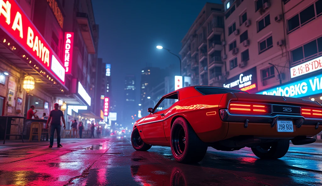 Prompt: Grand Theft Auto: Pattaya 2016 – ช่วงเล่นเกม
location: Pattaya, Thailand (2016)
Platform: PlayStation 4 context:
ในช่วงการเล่นเกมของ Grand Theft Auto: Pattaya 2016, ผู้เล่นจะได้สัมผัสประสบการณ์การผจญภัยในเมืองPattayaใน2016 ผ่านมุมมองของตัวละครหลัก นิค (Nick) who is a former mercenary who arrives in the city to start a new life, but finds himself involved in the messy and complex world of crime in a city with an exciting nightlife.:
City Exploration:
location: ถนนPattaya, หาดPattaya, barและclub, ตลาดกลางคืน
activity: Driving around the city, เยี่ยมชมlocationท่องเที่ยว, Eating at local restaurants, ชมวิวทะเลและเข้าร่วมactivityริมชายหาด
การทำMissionหลัก:
Mission: รับคำสั่งจากพันธมิตรใหม่และดำเนินการตามMission เช่น การขโมยรถยนต์, Dealing with local influencers, หรือการสืบสวนactivityผิดกฎหมาย
Situation: Nick must deal with the challenges of being hunted, Fighting enemies, and escaping arrest by the police
Dealing with gangs:
activity: พบกับสมาชิกแก๊งค์ที่มีอิทธิพลในPattaya, Participating in battles against gangs in different areas of the city
Events: Attacking gang strongholds, Destroying competitors' businesses, Investigating smuggling events
Nightlife:
location: club, bar, คาสิโน
activity: Attend a live performance, Play Casino Games, Drinking and talking to other characters
Dealing with unexpected events:
Situation: Clashing with stronger gangs, Dealing with problems that arise at unexpected times, such as being arrested by the police or an event that creates chaos
Game segment features:
graphic: การแสดงผลที่สวยงามของเมืองPattayaและรายละเอียดที่ชัดเจนของสภาพแวดล้อม
เสียง: Music and sound effects that reflect the atmosphere of the city, Car Noise, และเสียงของactivityกลางคืน
การเล่น: Using various gameplay mechanics, such as driving, Shooting, Talking to characters, และการทำMission
ความท้าทาย: การจัดการกับSituationที่เกิดขึ้นในเกม, Dealing with gang attacks, and avoiding arrest by the police
Gameplay challenges:
การรักษาความปลอดภัยในSituationที่อันตรายและการจัดการกับความท้าทายที่เกิดขึ้น
การสร้างความสัมพันธ
