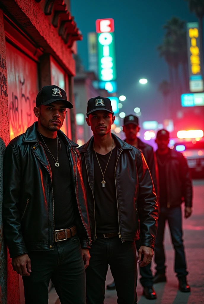Gangsters of LA 90's having trouble with the police