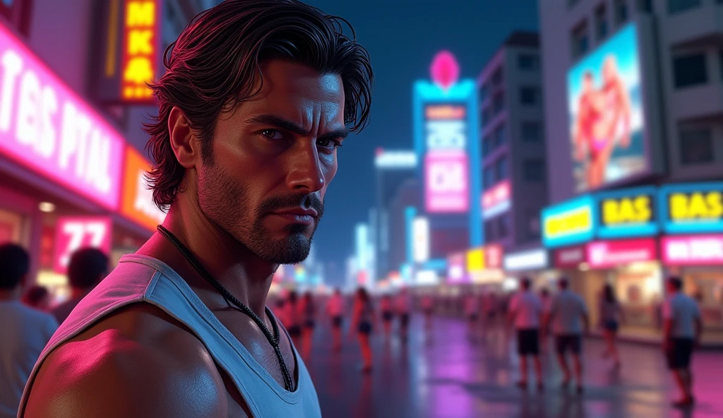 You are playing Grand Theft Auto.: Pattaya 2016 on your PlayStation 4 and TV screen shows beautiful graphics of Pattaya in 2016. Your main character, Nick (Nick), As a former mercenary, he starts a new life in a city full of excitement and challenges. Players are faced with various situations that make the game fun and full of adventure.