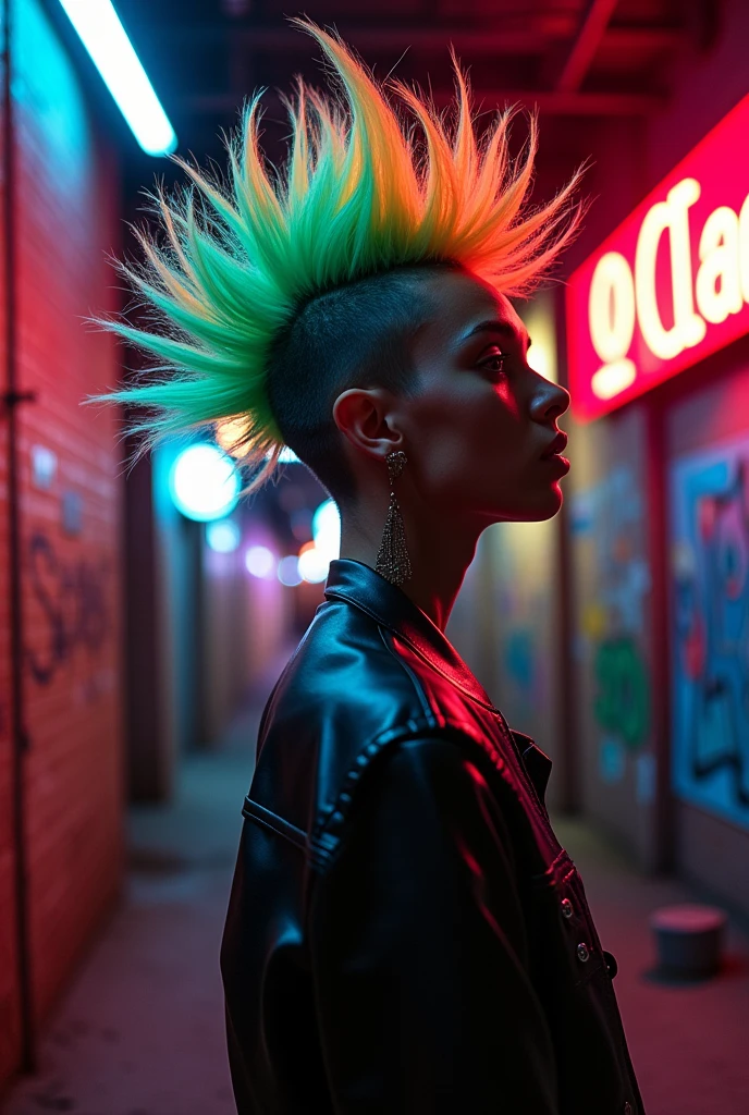 Punk hair
