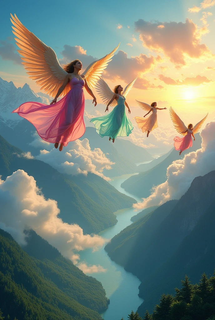 The flying humans
