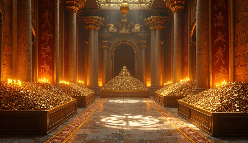 Temple room filled with riches