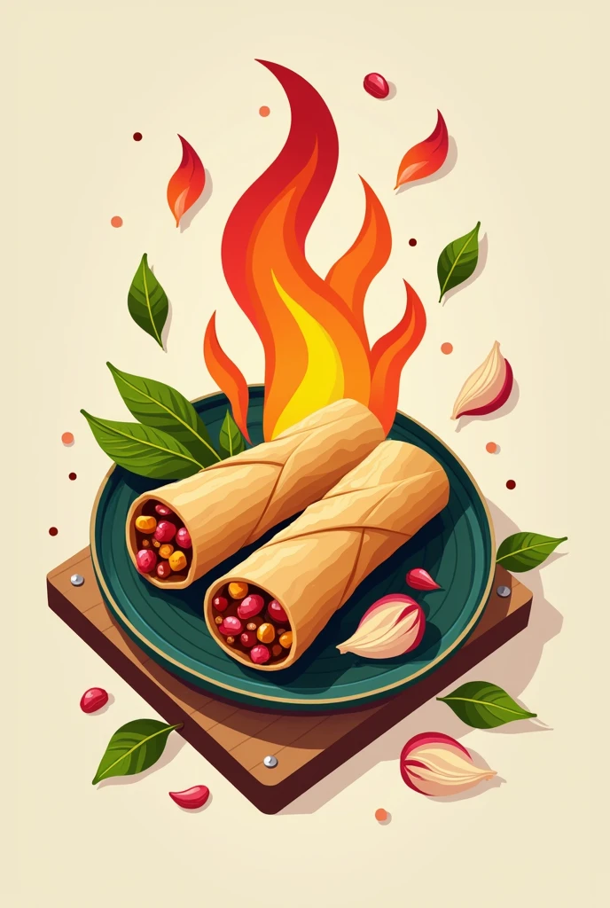 Logo of innovation in adobo spring roll