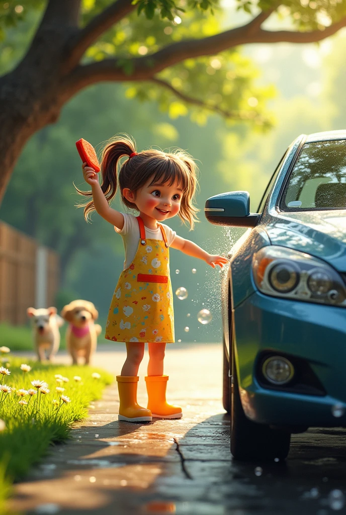 Wash my dad's car