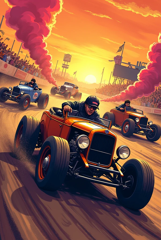 I would like the perfect graphic for a demolition derby poster .
I want it for the GTA V event Rp