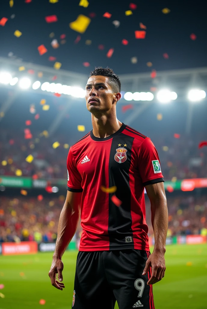 Cristiano Ronaldo in Flamengo uniform