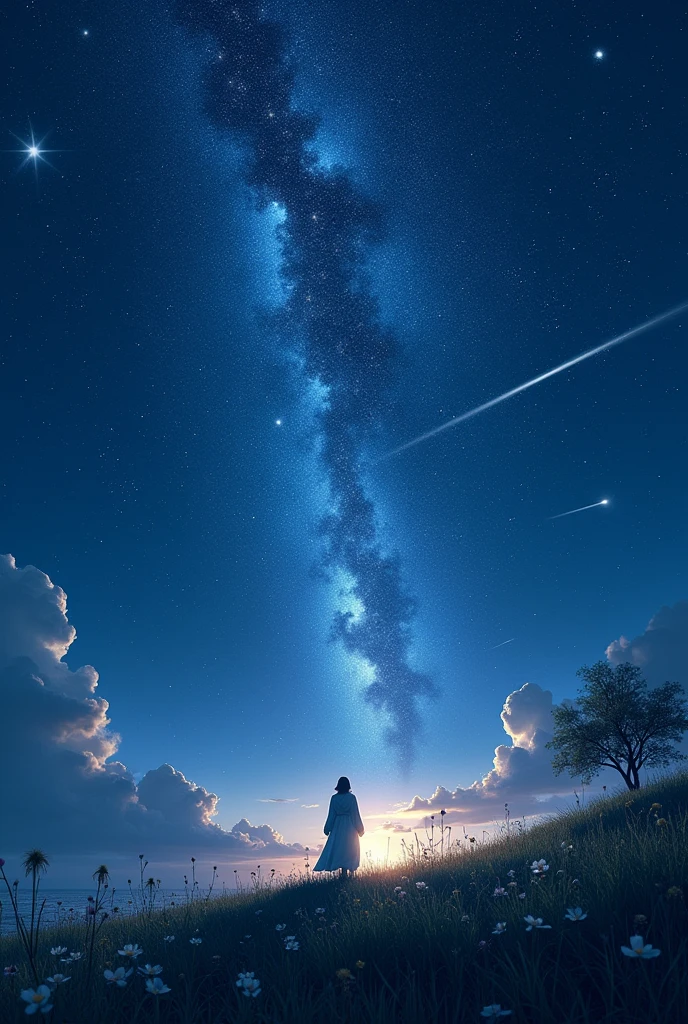 ((Best quality, 8k, Masterpiece :1.3)),Starry Sky