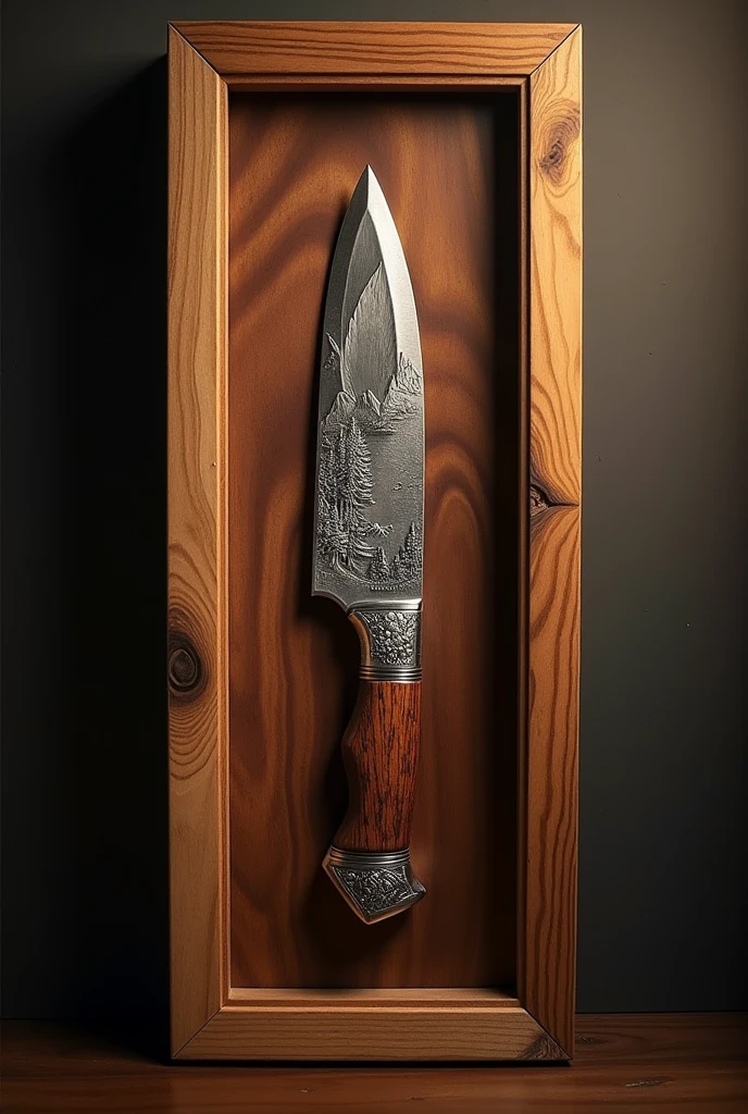 Knife art for frame