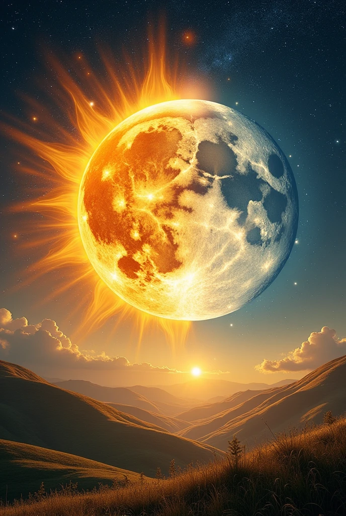 Sun and moon