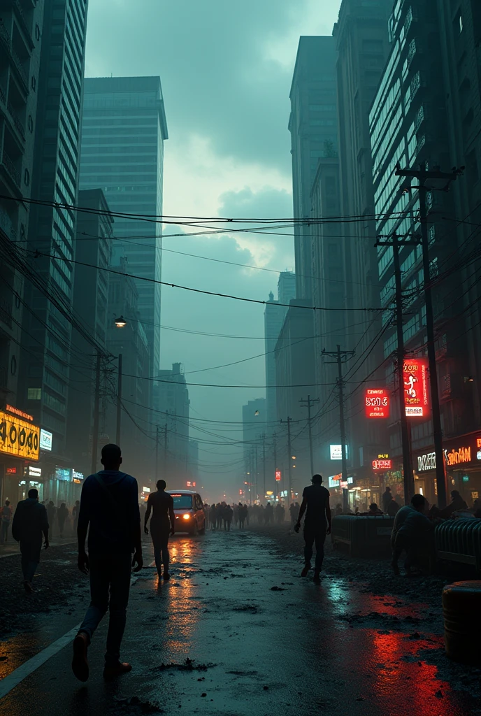 Critical situation in Kuala Lumpur! The deadly virus is spreading at a rapid rate, causing a zombie crisis. The population is scattered, seek protection, but the fight against the zombie wave is not over yet. Pale face, Empty eyes and restless steps tell the dark story of this capital city. Everyone in the future must prepare and unite to fight this threat before it is too late. The zombie apocalypse awaits, test our endurance and spirit.