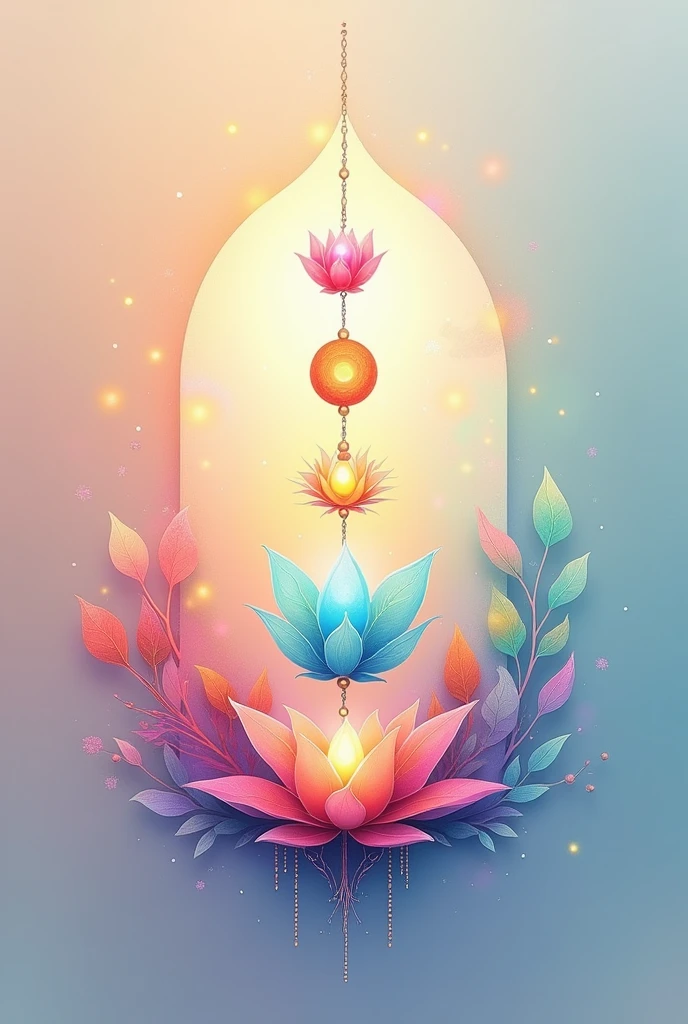 Could you create a logo for my sister who is a holistic therapist and works with her pendulum, so I need a nice and eye-catching image for Instagram about her work with a pendulum. She does chakra alignment., measurement of lasso, Direct questions to the pendulum and release of emotions