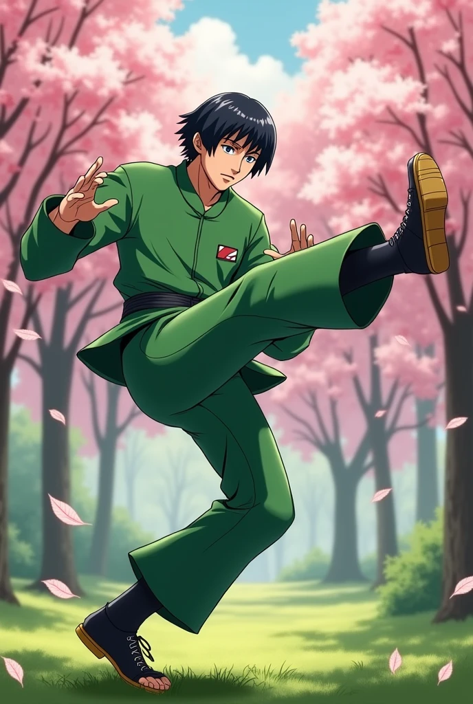 Jackie Chan as might guy from Naruto, look more realistic 