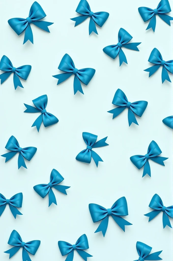 Blue bow pattern