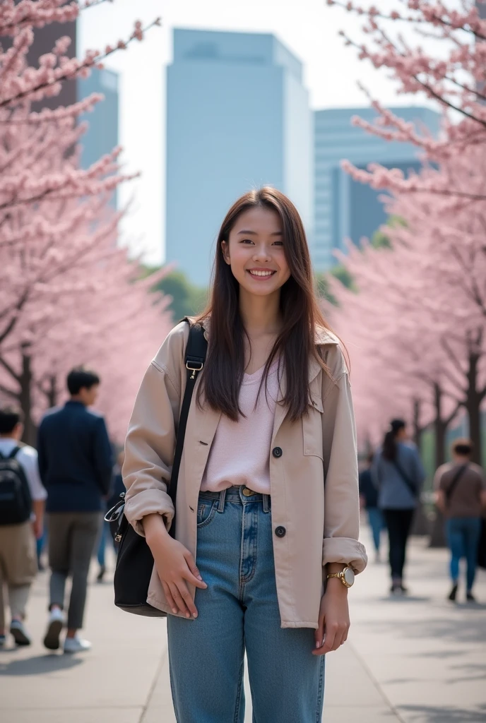 Japan、Constraints、smile、Female college student