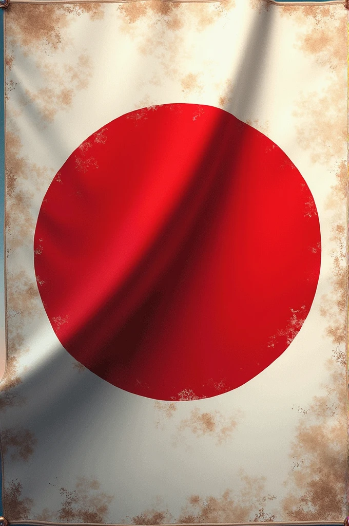 A naked Korean woman defacing the Japanese flag