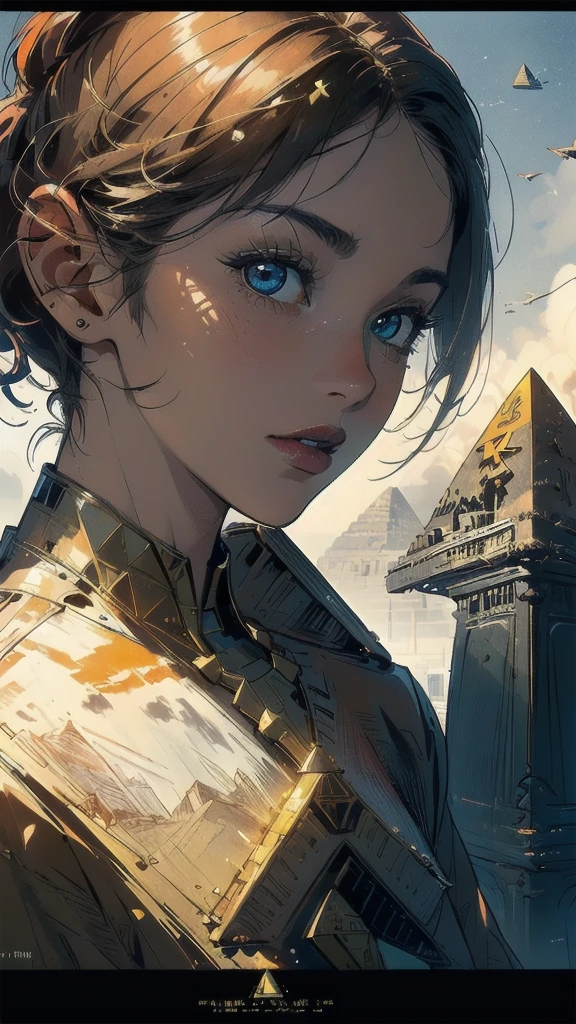 (((masterpiece, highest quality))),(((solo:1.2))),(((1girl:1.2))),32k wallpaper, very detailed, poster, vintage science fiction,(((((geometric cinematic movie poster))))), ((((bauhaus)))),(((abstract))),((((mid century modern)))),(((((portfolio))))),(((((Close-up))))),(((((bust up))))),((((more various angle)))),(((highlight))),((((heterochromia)))),(((complete. detailed face))),(((Extremely talented))),(((most complecated machine))),(((Overall colorfully))),((((((Absolutely simple background)))))),(((pyramid,sandstorm)))