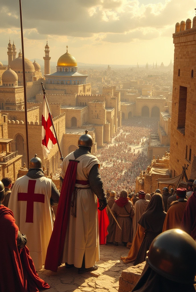 The Templars winning the Crusades