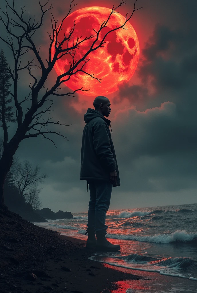 2pac in the shadow island album cover horror 2024