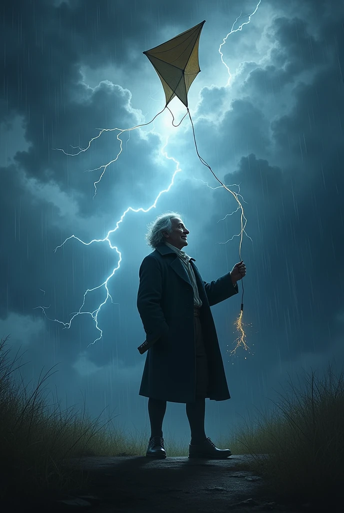 Benjamin Franklin performed an experiment by flying a kite during a thunderstorm, connected to a metal wire. When lightning struck the kite, the wire conducted electricity, allowing Franklin to observe the accumulated electrical charge. This experiment confirmed that lightning was a form of electricity and led to the invention of the lightning rod., designed to protect structures against electrical discharges.