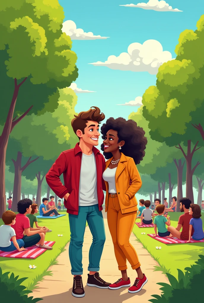 cartoonish style illustrations of bisexual scenes set in the modern day. Think Tom of Finland, but bisexual and lighter on the shading and less cartoon quality.