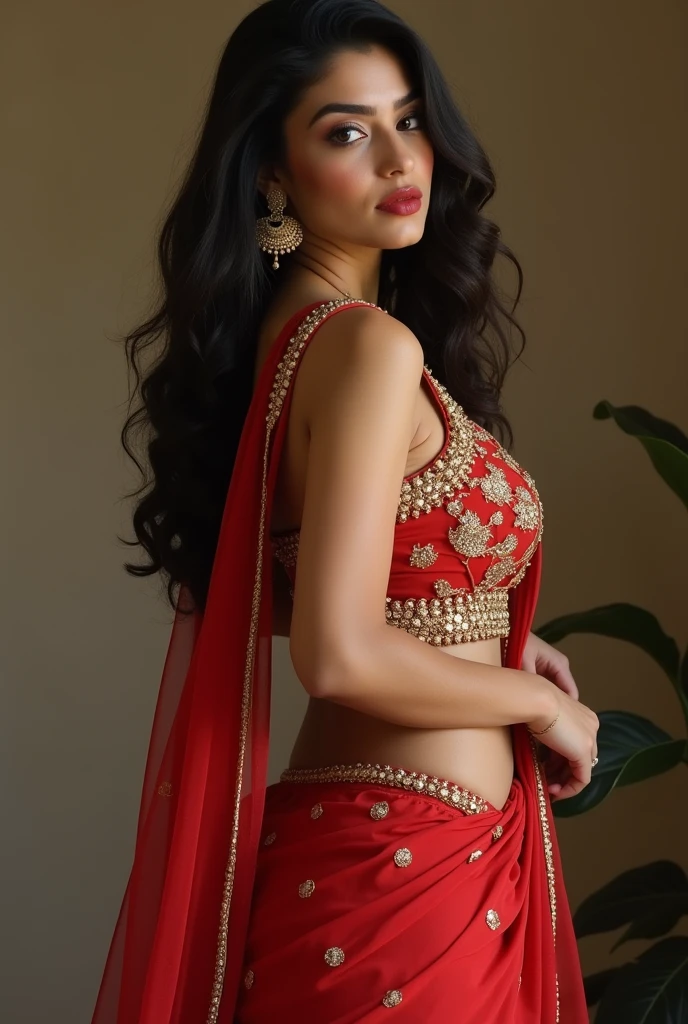 Nude indian bhabhi, big_boobies, full_body, big vegaina hair, gold julerys on bade, nude bhabhi, nude on top
