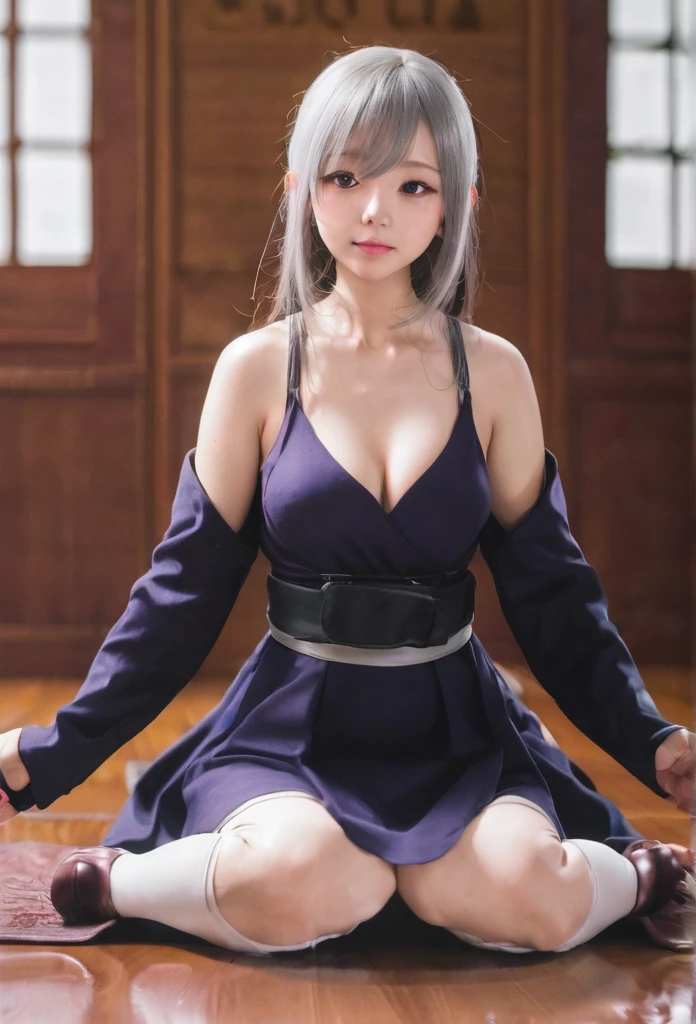 Open your legs、Sitting