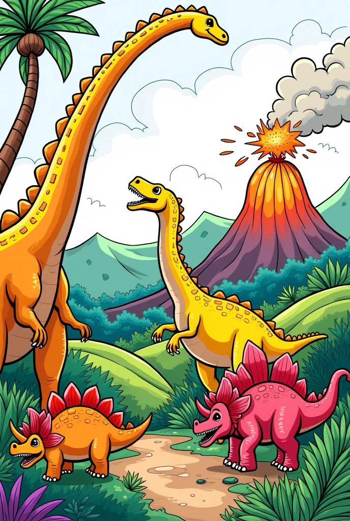 Dinosaur coloring pictures