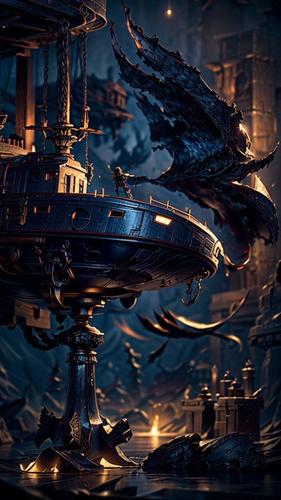 A ghostly ship drifting in a sea of stars, universe, (best quality,4k,8k,highres,masterpiece:1.2),ultra-detailed,(realistic,photorealistic,photo-realistic:1.37),dramatic lighting,moody atmosphere, glowing ethereal ship, shimmering stars in the night sky, atmospheric lighting, cinematic composition, digital painting, muted color palette, (intricate,highly detailed:1.2),dramatic lighting effects,moody ambiance