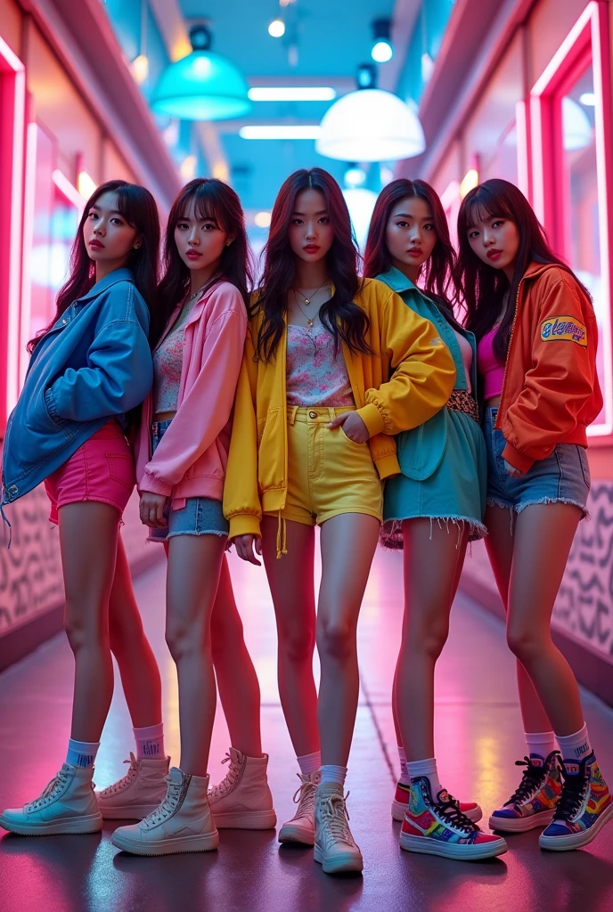 Kpop girl group album.