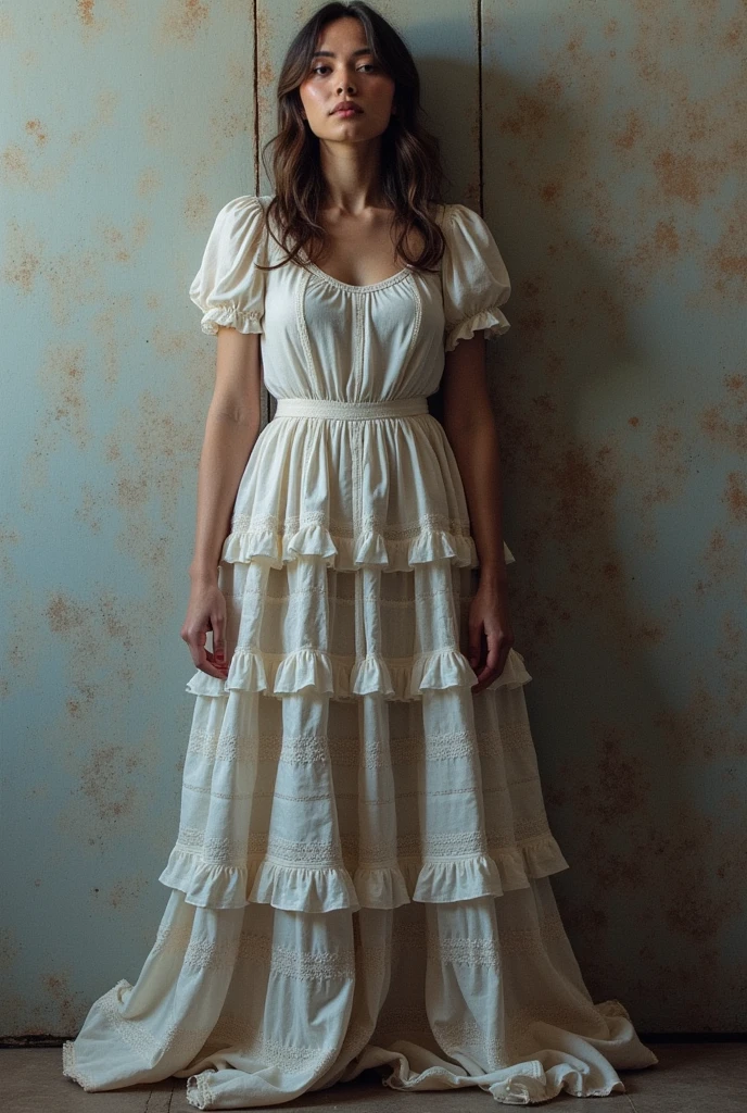 Dirty Dress white