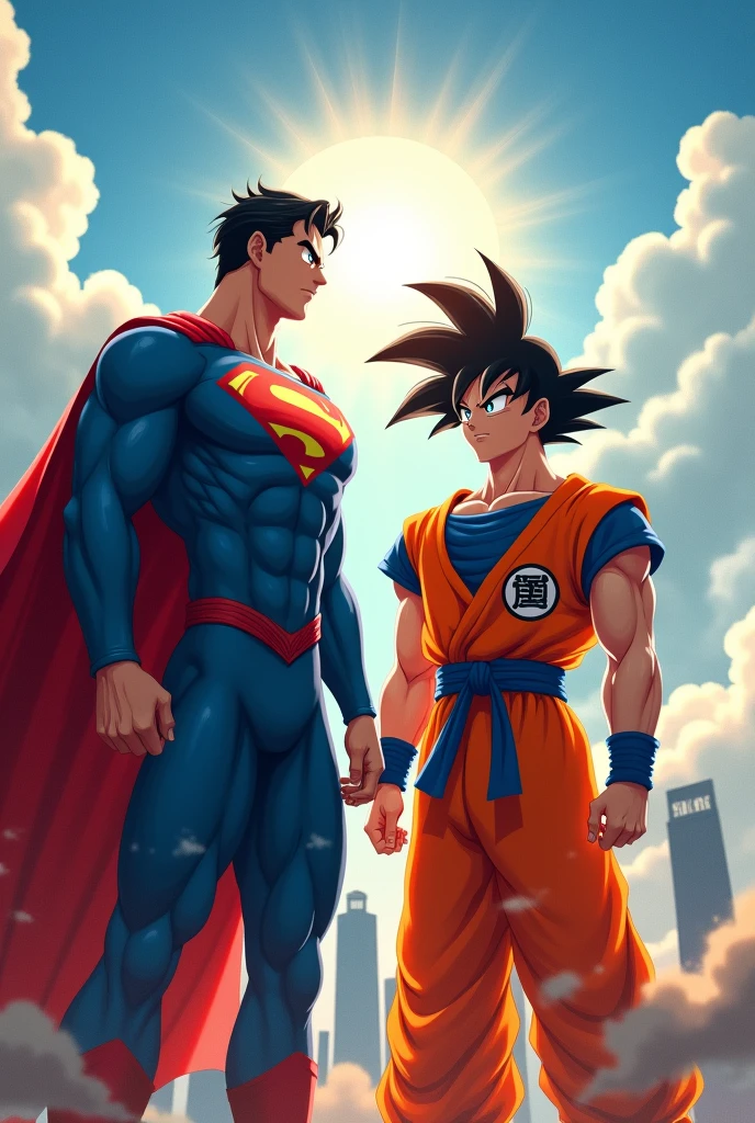Superman with goku
