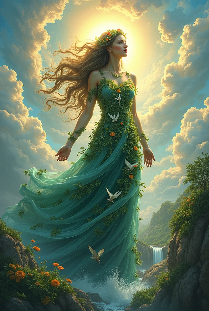 The earth as a goddess