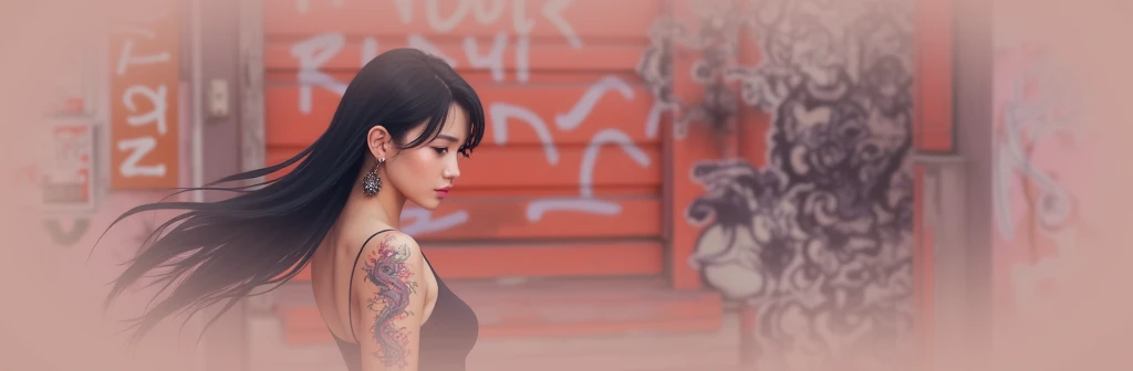 In tattoo on the arm part