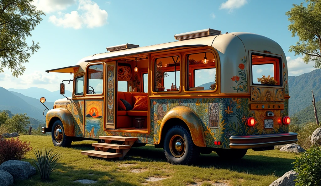 beautiful modified  bus