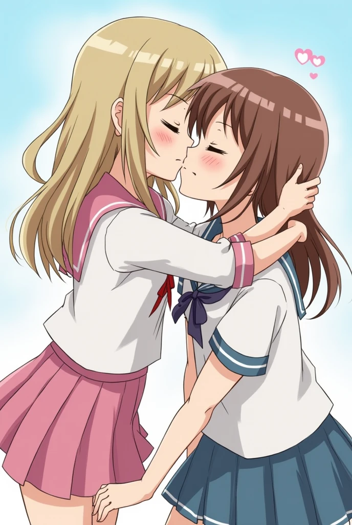 Nobita Suzuka kiss