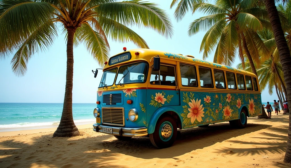 beautiful modified bus in sri lanka