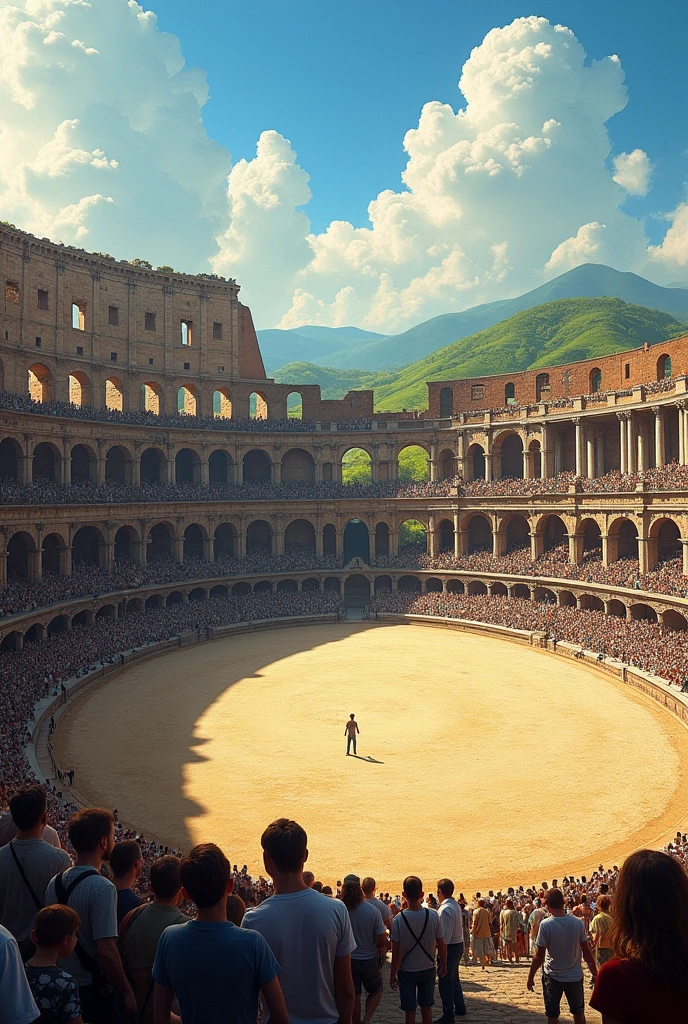 Create a coliseum