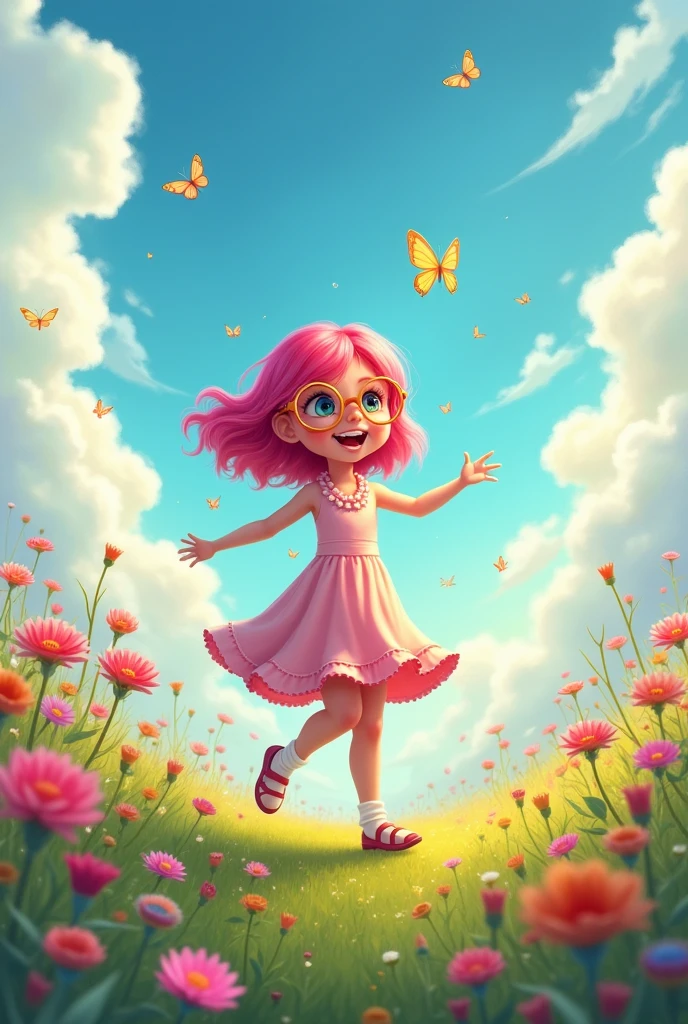 Girl with pink vagina