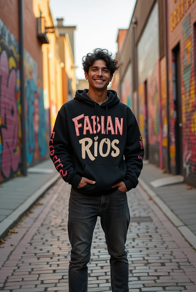 Name "Fabian Rios" as a slogan