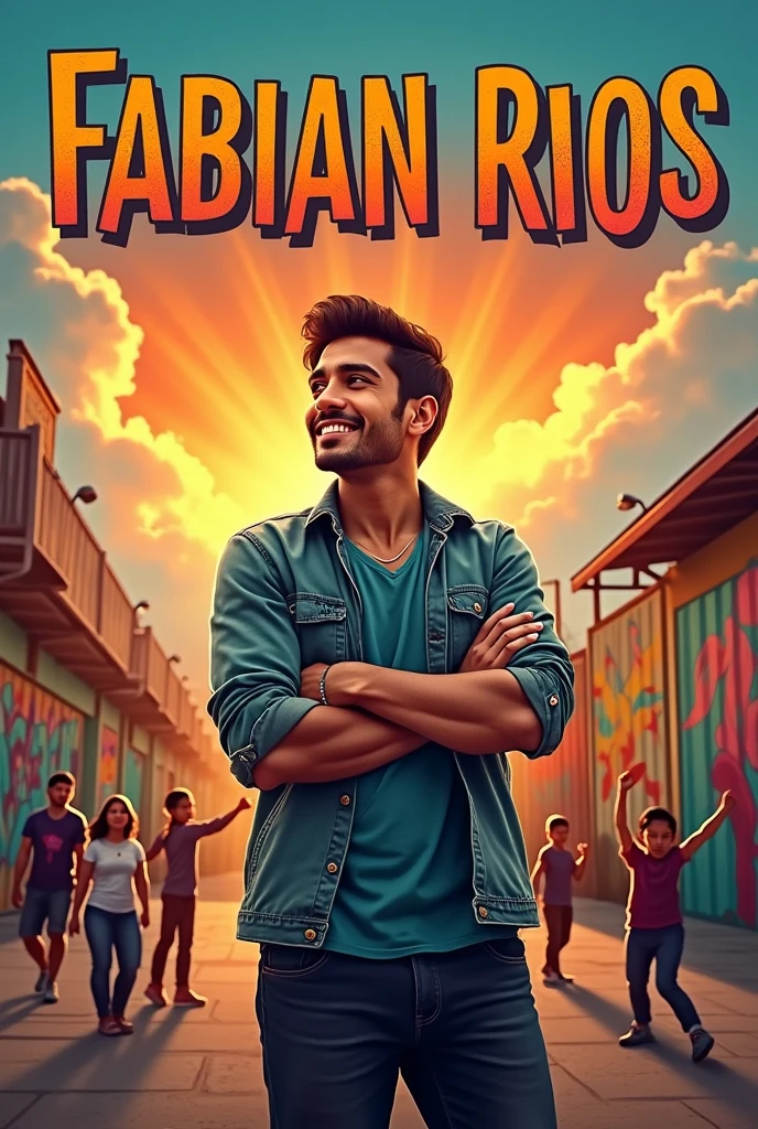 Name "Fabian Rios" as a slogan 
